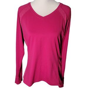 GSX Gander Mountain Pink Long Sleeve Performance Shirt- Size L